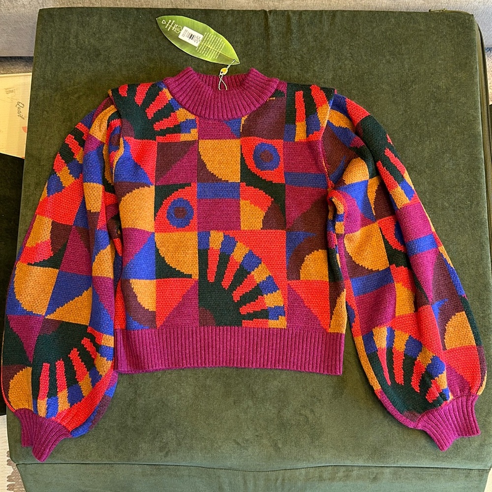 Farm rio sweater XS NWT